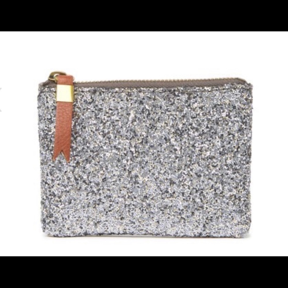 🔥Sale-Madewell Leather Glitter Pouch